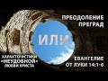 106 - ПРЕОДОЛЕНИЕ ПРЕГРАД или ХАРАКТЕРИСТИКИ «НЕУДОБНОЙ» ЛЮБВИ ХРИСТА