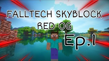 Fallentech Skyblock Ep.1 | Red OG | CheetahhJr YT