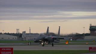 F-15&#39;S  LAKENHEATH U.S. AIRFORCE NOVEMBER 2021