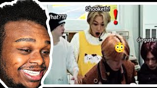 REACTING To Stray Kids Funny Fails and Mistakes that will make your day part 3