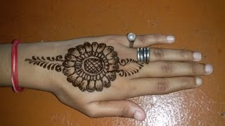 Beautiful gol tikki mehdii design||gol tikki henna mehndi design||#AmishashrimaliTech