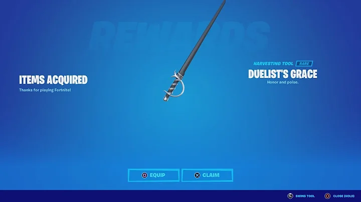 How To Claim The FREE "Duelist's Grace" Pickaxe On...