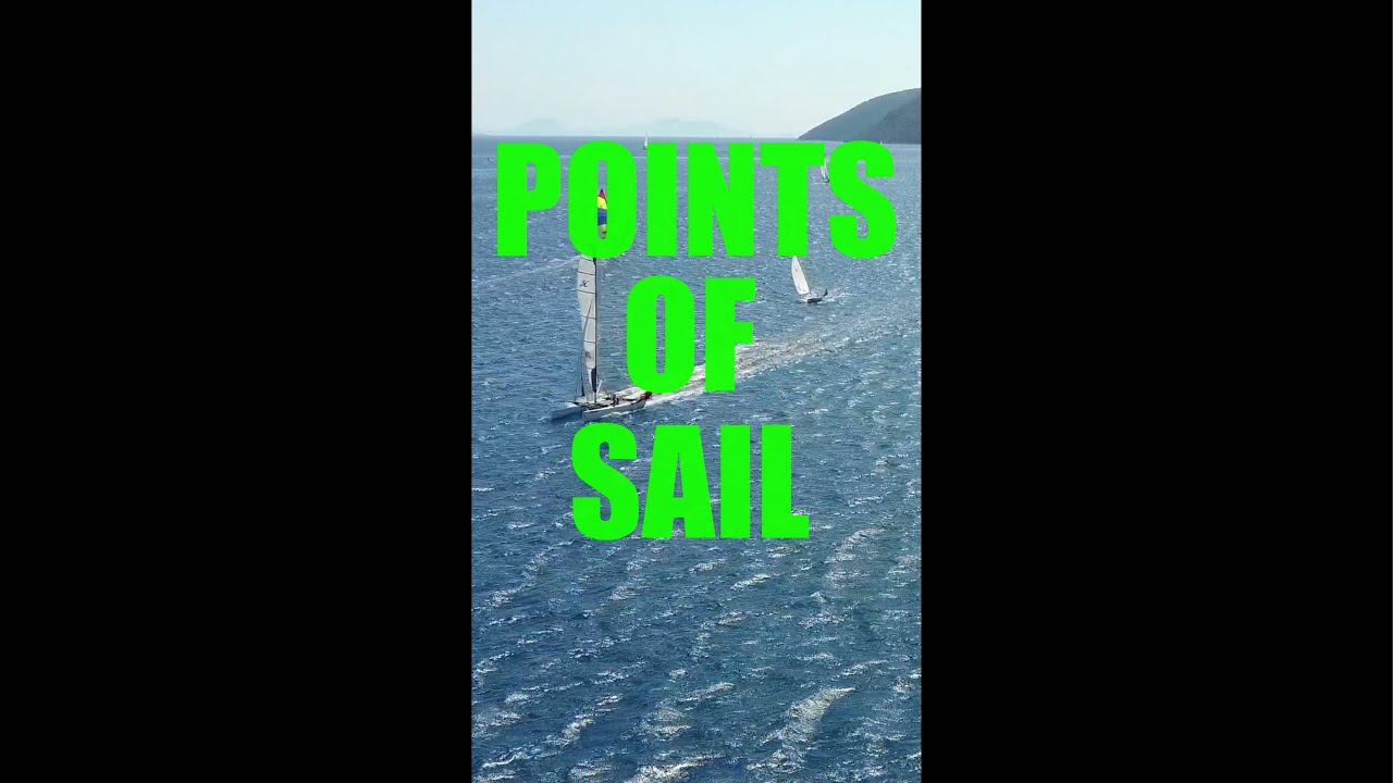 Points of sail – sailing terms explained  #shorts