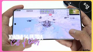 Xiaomi 14 Ultra Call of Duty Mobile Gaming test CODM | Snapdragon 8 Gen 3, 120Hz Display