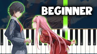 Darling in the Franxx - Ending 4 - VERY EASY Piano tutorial