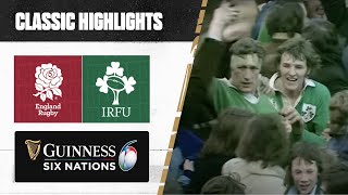 CLASSIC HIGHLIGHTS  | England v Ireland 1974 | #AwakenAnticipation