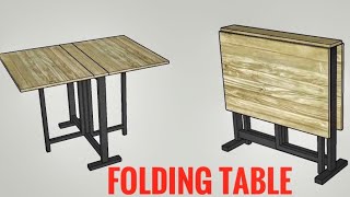 I Made the Folding Table Very Easily || How to Make a Folding Table