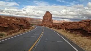 Drive Through Arches National Park Moab Utah