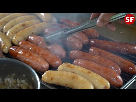 大腸包小腸 —台灣街頭小吃 Taiwanese Sausage With Sticky Rice -Taiwanese Street Food