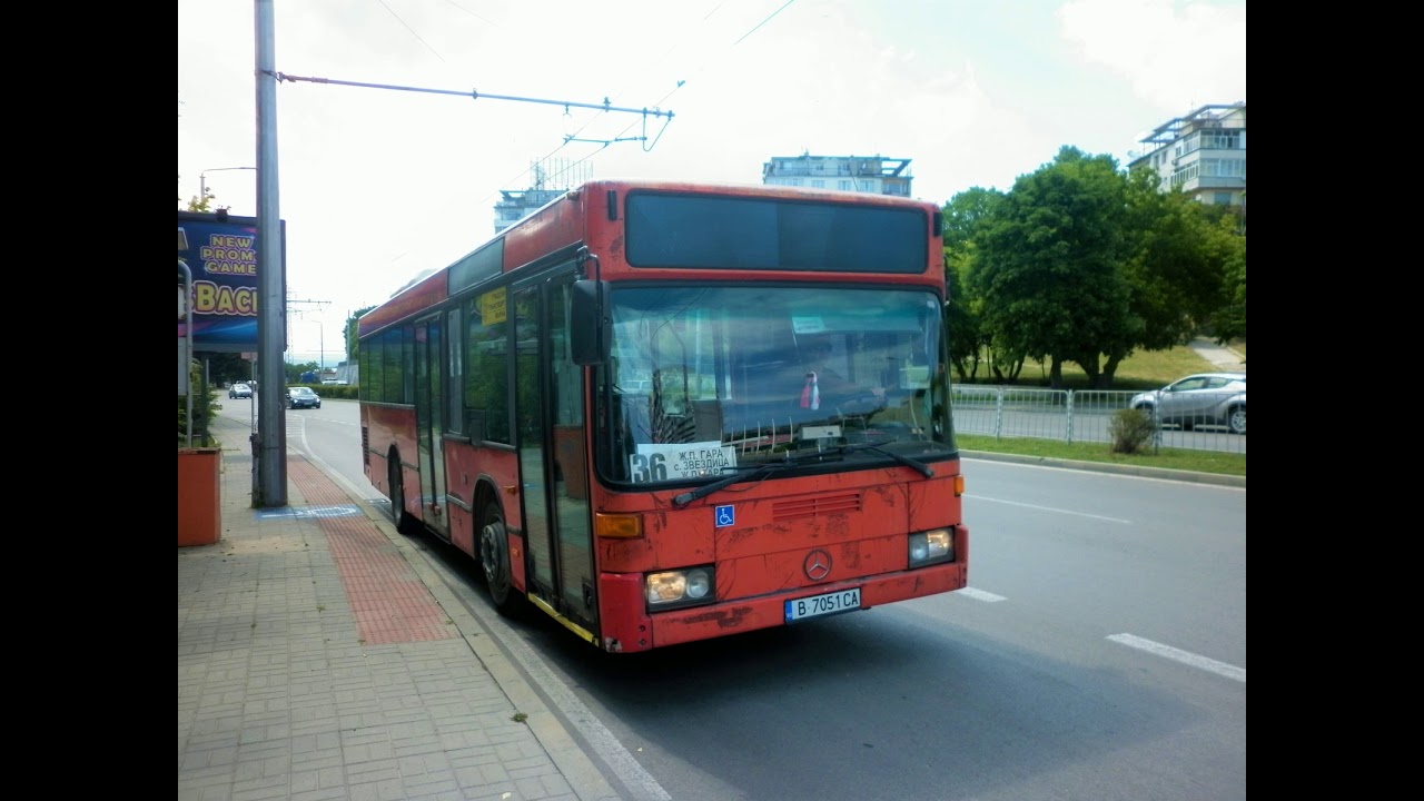 {Without editing-Sound} Mercedes-Benz O405NK- B 7051 CA- ex.РВ 6674 МХ- Line 36