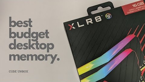 PNY Desktop Memory XLR8 Gaming EPIC-X RGB DDR4 3200MHz - 16GB (2x8GB) ASMR UNBOXING