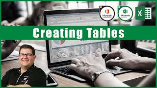 Excel 2016 Exam 77-727 - Create Tables
