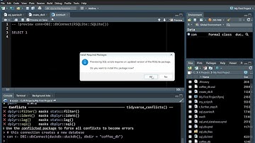 SQL and Databases in R