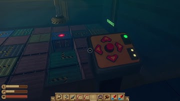 Raft - Sliding Puzzle (crane and containers) in Tangaroa : Exit + Secret Room - [Hyslyne