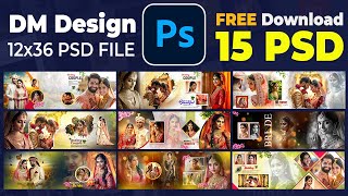 New dm design for wedding album | #weddingalbum #weddingphotography #psd #freepsd #freedownload