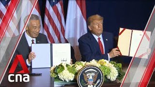 Lee Hsien Loong meets Donald Trump in New York