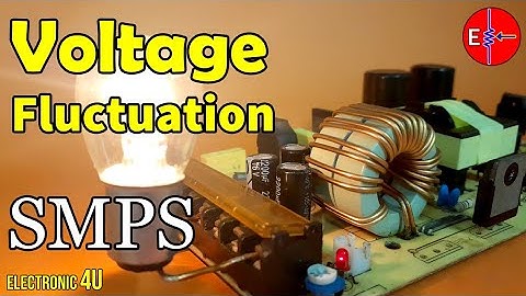 Why do switching power supplies fluctuate in voltage?