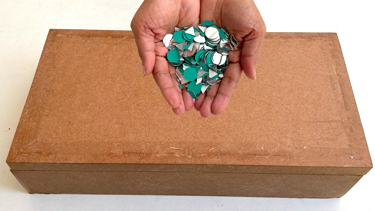 घर के पुराने सामान से बनाएं Mosaic Art | How To Make Mosaic Art | Mirror Work