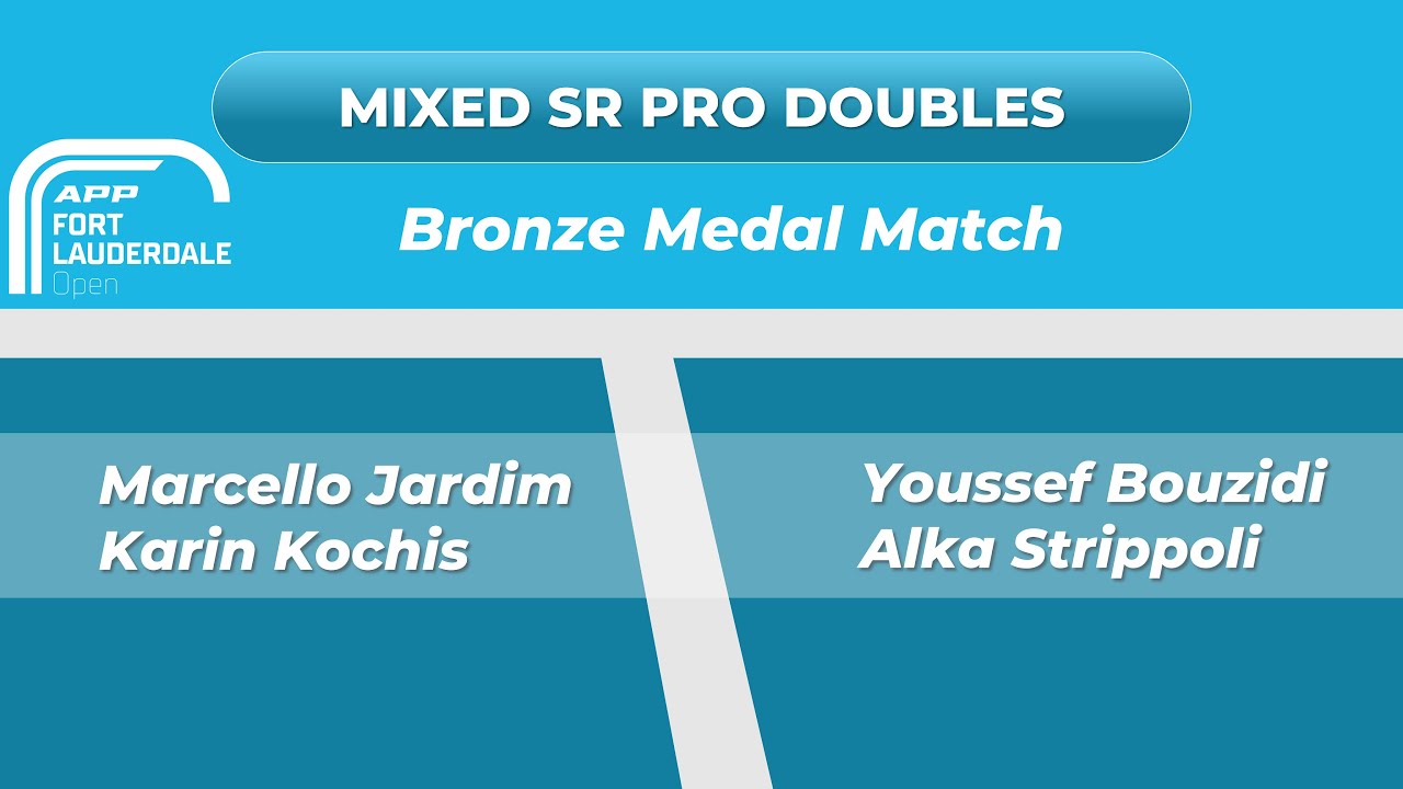 APP Fort Lauderdale: смешанный матч за бронзовую медаль среди профессионалов