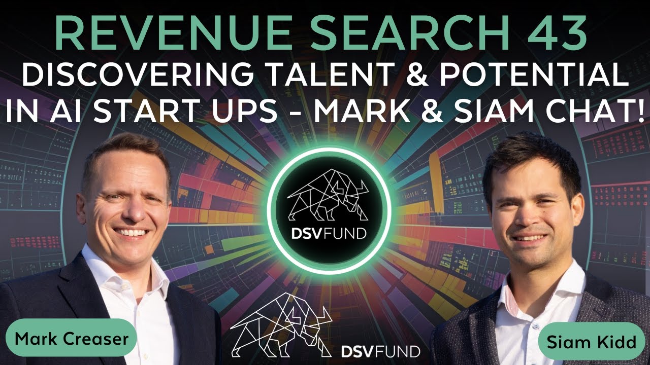 Bittensor Revenue Search 43 - Discovering talent & potential in AI start ups - Mark & Siam chat!