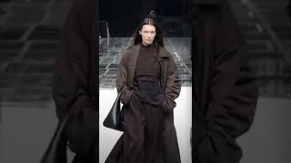 Bella Hadid walking the runway for Givenchy Fall-Winter 2022 Show