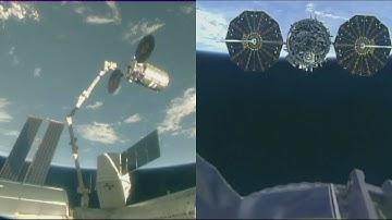 NG-9 Cygnus departure (S.S. J.R. Thompson Cygnus)