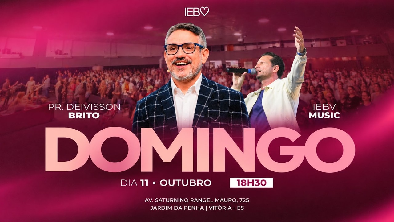 EFATÁ — Jesus faz tudo muito bem! (Marcos 7:31-37) | 18H30 | Pr. Deivisson Brito | 11/10/26