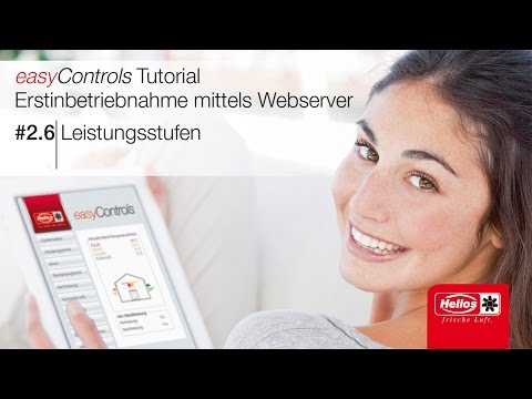 Helios easyControls Tutorial # 2.6 - Leistungsstufen