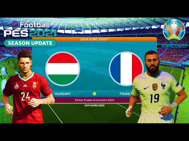 EURO 2020 - Grupo F - Hungria VS Portugal - PES 2021 Season Update