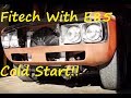 Cold start with fitech on e85.Chevy luv sbc Edelbrock # 2204 cam