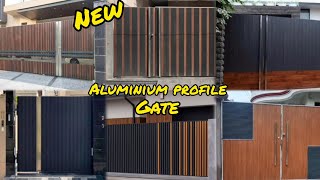 Modern Aluminium Profile Gate Design Main Gate Design For Home