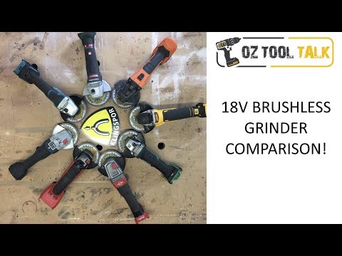 18V Brushless 125mm GRINDER SHOOT-OUT - Makita, Milwaukee, Dewalt, Bosch And MORE.