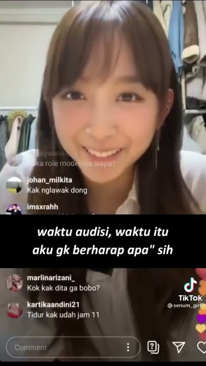 Dita kasih tau cara lolos audisi di Korea