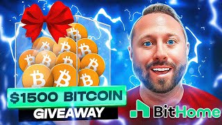 INSANE $1500 Bitcoin GIVEAWAY Starts Now, for Crypto Miners!