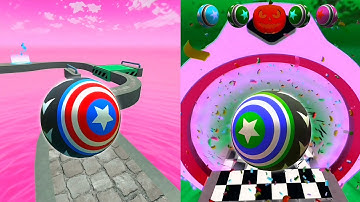 🔵🔴Rolling Ball Sky Adventure Vs Reversed Gameplay SpeedRun Walk-through Level 80