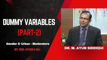 Dummy Variables(Part-2)| Gender & Urban-Moderators| Education, Experience and Earnings