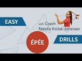 Easy Épée Drills - Direct Attacks