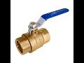 DuraChoice Lead-Free Brass Ball Valve (Locking Handle Optional)