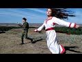 Красивый танец с шашками. Фланкировка.Russian Sword Dance. Cossack sword art - Shashka.