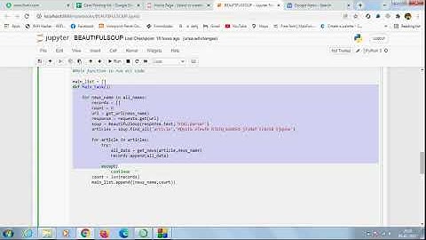 Scraping Google News using BeautifulSoup