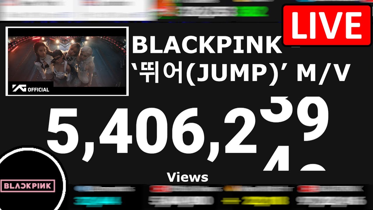 BLACKPINK - '뛰어 (JUMP)' M/V Live Countdown & View Count's Banner