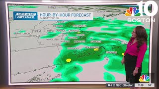 Forecast: It's already raining for some, wet weather will persist all day Sunday