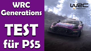 WRC Generations für PS5 im TEST ! Wie gut ist das NEUE RALLY GAME ?!?