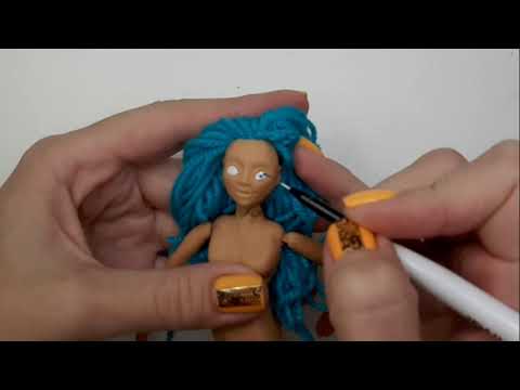 Как сделать куклу из полимерной глины. Часть 1