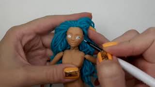 Как сделать куклу из полимерной глины. Пошагово