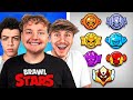 3 YouTubers vs. Tous les Rang de Brawl Stars : Qui Gagne le Plus ? 🎮