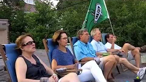 Rooftop Fans of Green Wave Baseball