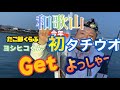 和歌山で太刀魚釣り・サビキでアジ狙い『太刀魚を確保しました』#34