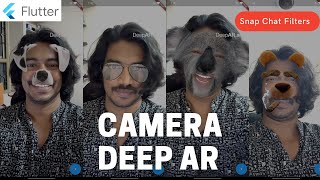 Build App like SnapChat Filter - Camera Deep AR | Flutter Tutorial screenshot 4