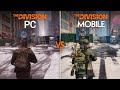 The Division Resurgence (Mobile) VS The Division (PC) Graphics Comparison